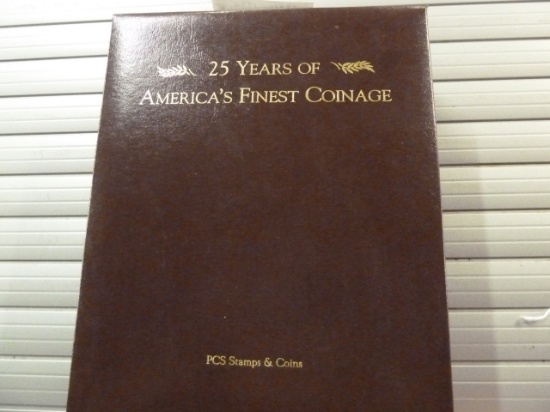 PCS STAMPS & COINS, 25 YEARS OF AMERICA'S FINEST COINAGE, VOLUME I