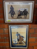 (2) VINTAGE RODEO POSTERS