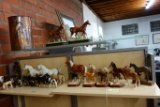 LARGE COLLECTION OF HORSE FIGURINES