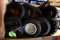 LOT OF RUBBER TIRE ASH TRAYS