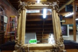 ORNATE GILT FRAME MIRROR (STAND DOES NOT GO WITH THE MIRROR)