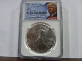 NGC GRADED MS70 2022 FIRST DAY OF ISSUE DONALD J. TRUMP 45TH PRESIDENT