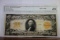 CGA GRADED VERY FINE 25 1922 $20 GOLD CERTIFICATE, FR-1187