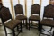 (4) UPHOLSTERED BAR STOOLS