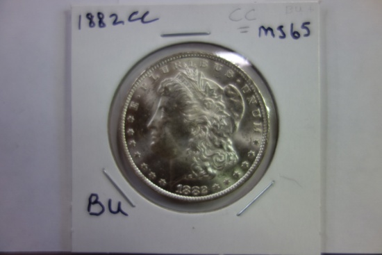 BU 1882-CC MORGAN SILVER DOLLAR