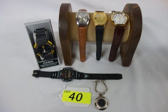 (6) MEN'S WATCHES: