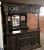 ANTIQUE OAK BAR