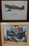 (2) PIECES OF AVIATION ART: