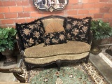 LOUIS XV STYLE UPHOLSTERED SETTEE