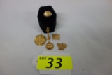 (5) 14KT GOLD CHARMS & (1) 10KT RING - 18.97G