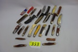 (27) ASSORTED FOLDING KNIVES