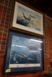 (2) PIECES AVIATION ART: