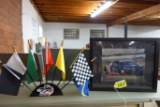 NASCAR DAYTONA 500 FLAGS & SIGNED PHOTO