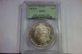 PCGS GRADED MS63 1879-S MORGAN SILVER DOLLAR