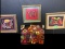 (3) FRAMED OTOMI EMBROIDERY PIECES & SEVERAL UNFRAMED PIECES