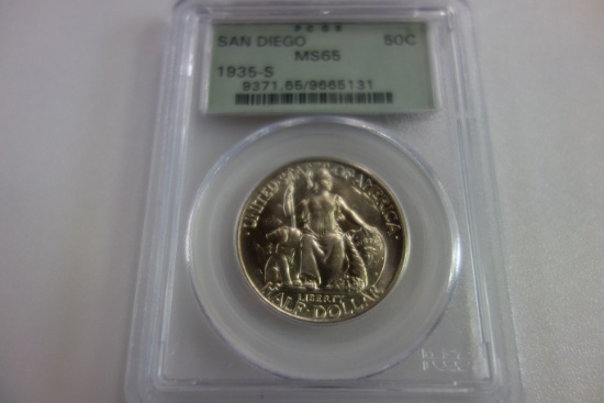 PCGS GRADED MS65 1935-S SAN DIEGO 50?