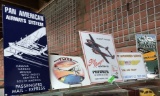 (5) METAL AVIATION SIGNS
