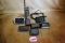 5 GPS UNITS AND A RADIO SHACK SCANNER WITH A COBRA WALKIE TALKIE