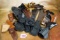 LARGE LOT OF HOLSTERS AND BELTS