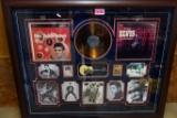 FRAMED ELVIS TRIBUTE ART, ONE PHOTO IS SIGNED, WITH COA