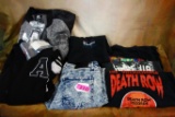 ASSORTED TEE SHIRTS, SWEATSHIRT AND JEANS - ALL NEW