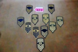 (5) SETS OF ARMY CHEVRONS, KOREAN WAR & LATER