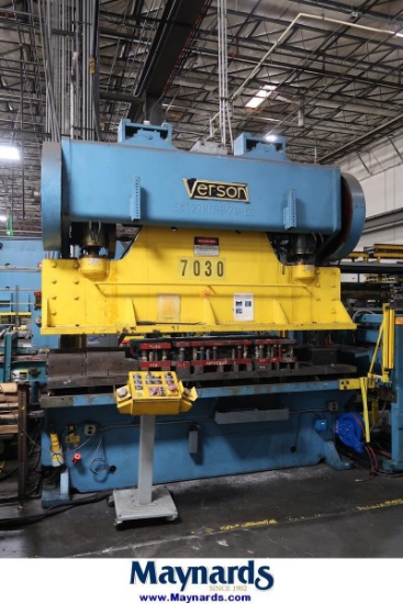 Verson B-78-150 150-Ton Permanently Flanged Press Brake