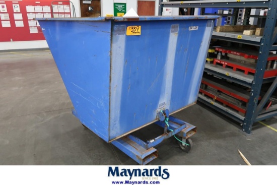 Jescraft Self-Dumping Hopper on Castors