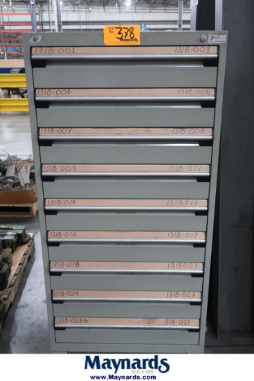 Rousseau 9-Drawer Heavy Duty Parts Cabinet