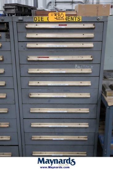 Equipto 11-Drawer Heavy Duty Parts Cabinet