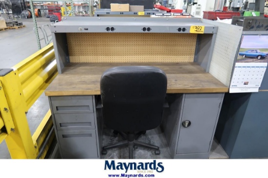 60" x 30" Butcher Block Top Work Bench