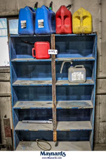 LOT OF (6) ASSORTED GAS CONTAINERS