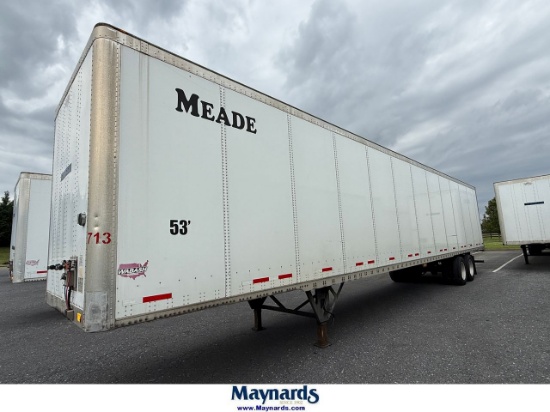 2016 Wabash Duraplate 53' Dry Van Trailer