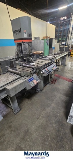 MARVEL SERIES 81APC VERTICAL BANDSAW, W/ MARVEL / ARMSTRONG BLUM FEED CONTROL