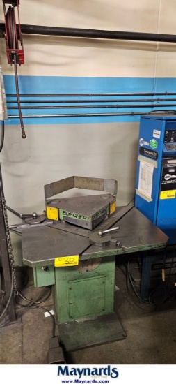 BOSCHERT NOTCHER HYDRAULIC ANGLE NOTCHER