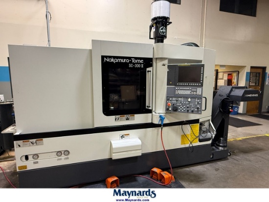 2023 NAKAMURA-TOME MODEL SC-300 II CNC TURNING CENTER