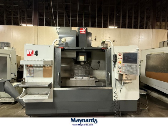 2013 HAAS MODEL VF4 CNC VERTICAL MACHINING CENTER