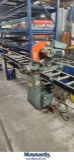 SCOTCHMAN 35 OLT/PK/PD HYDRAULIC IRONWORKER, W/ LEWCON ROLLING CONVEYOR
