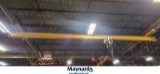 MINNESOTA CRANE CORP. 2,000 LB CRANE, W/ 1 TON COFFING HOIST