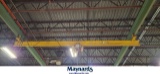 1 TON CRANE W/ 1 TON COFFING HOIST