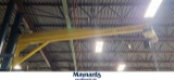 1,000 LB CRANE, W/ 1/2 TON COFFING HOIST