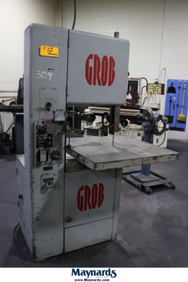 Grob Nsp2 Vertical Metal Cutting Band Saw