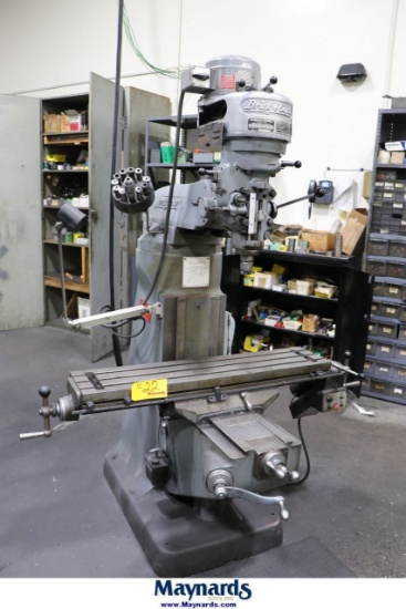 Bridgeport 1J Vertical Knee Milling Machine,