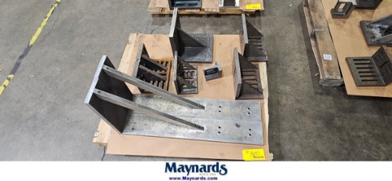 LOT OF (8) ASSORTED RIGHT ANGLE PLATES