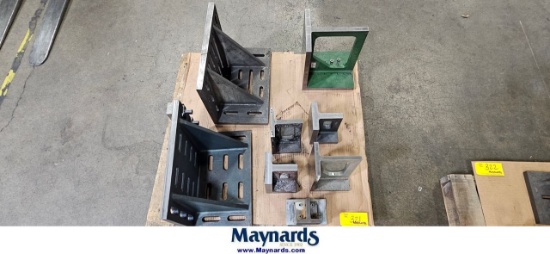 LOT OF (8) ASSORTED RIGHT ANGLE PLATES