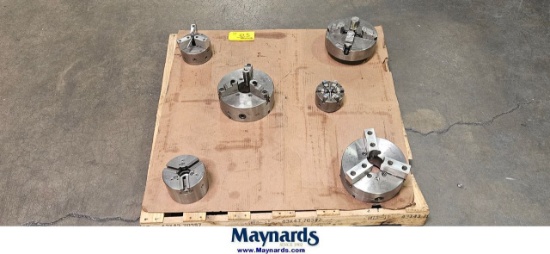 LOT OF (6) ASSORTED ROTARY CHUCKS