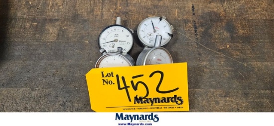 LOT OF (4) ASSORTED DIAL INDICATORS