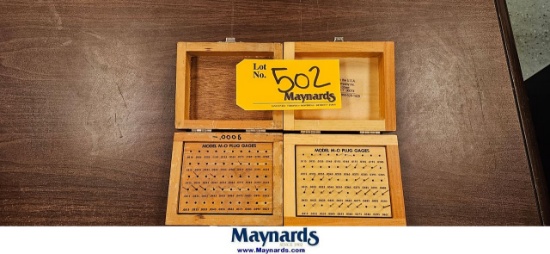LOT OF (2) MEYER MODEL M-O PLUG GAUGE SETS