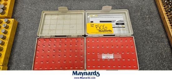 LOT OF (2) VERMONT GAGE PLUG GAUGE SETS