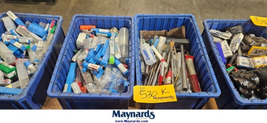 LOT OF (2) ASSORTED HIGH SPEED DRILL BITS / END MILLS
